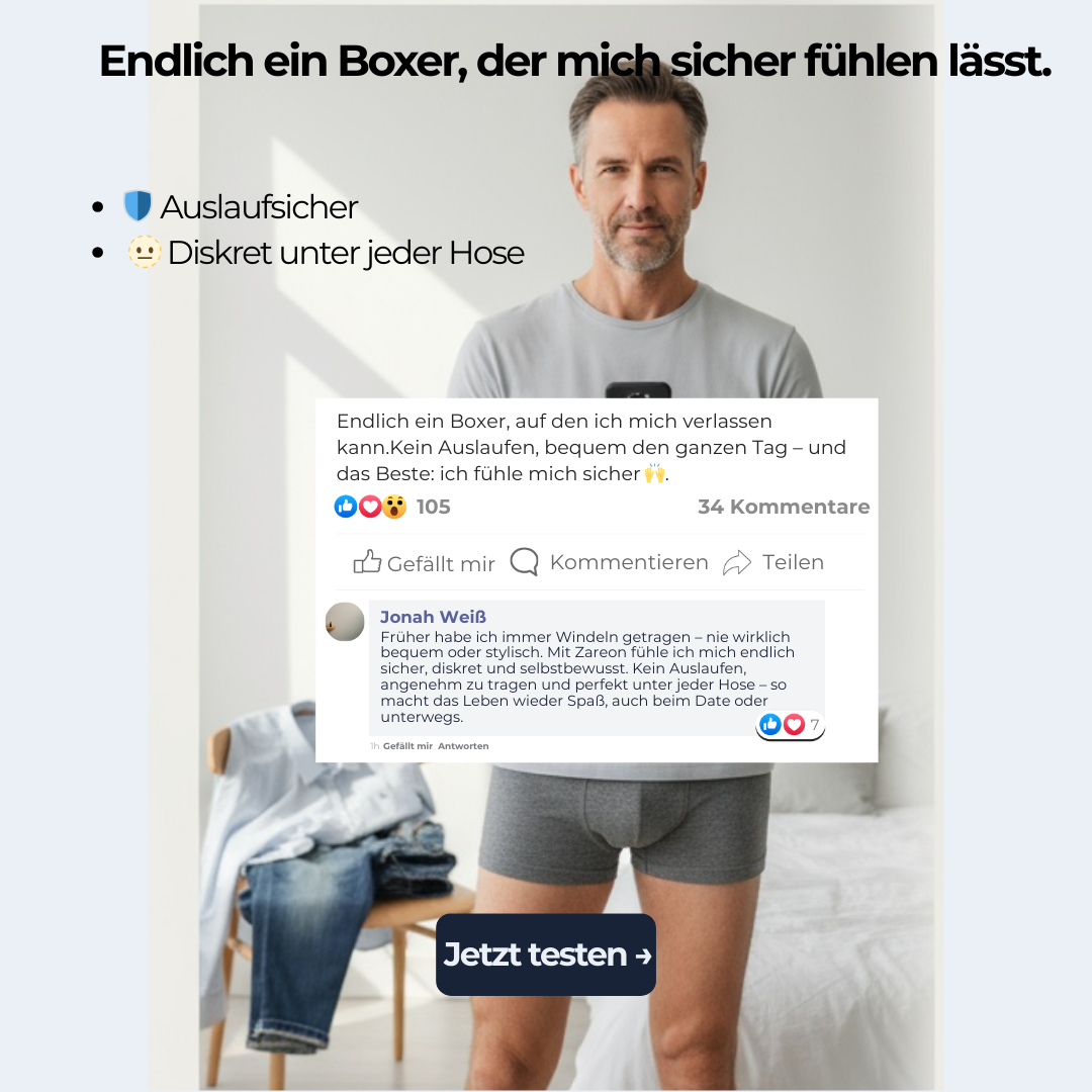 Zareon Auslaufsicher Herren Boxer