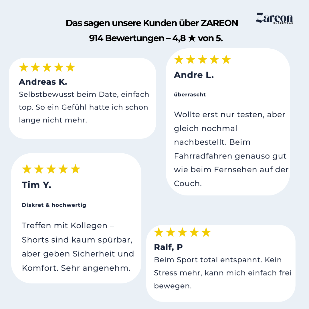 Zareon Auslaufsicher Herren Boxer
