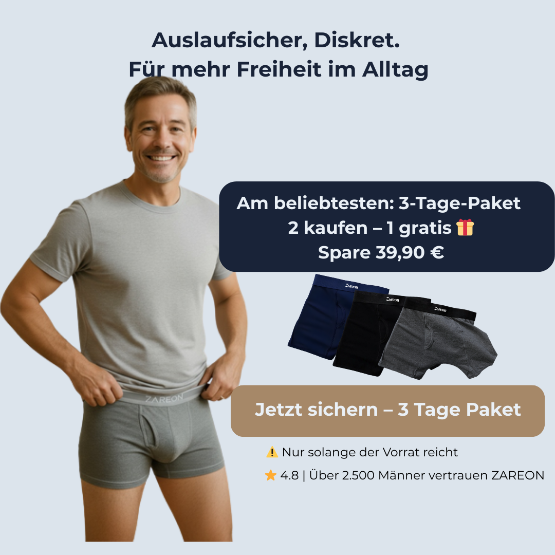 Zareon Auslaufsicher Herren Boxer