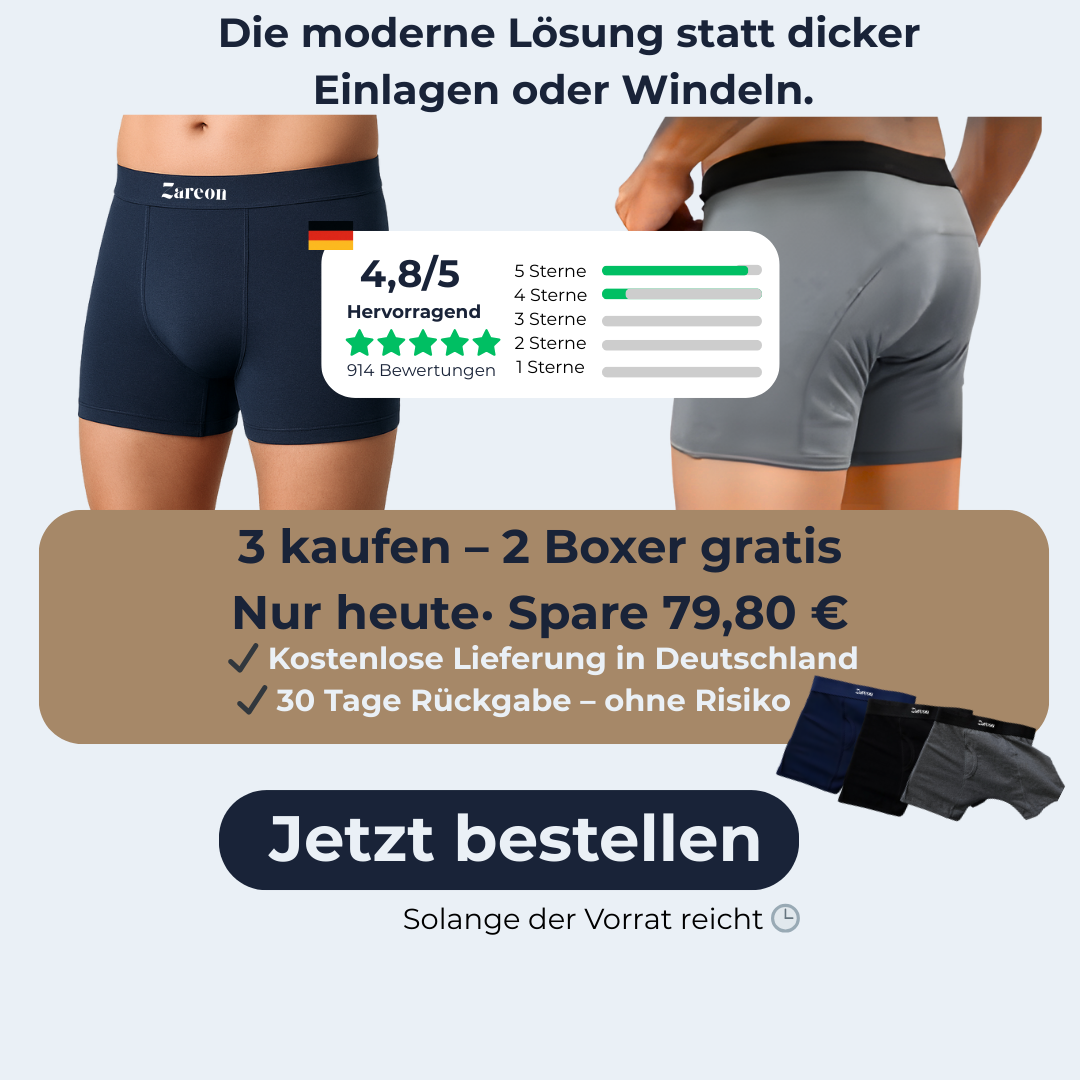 Zareon Auslaufsicher Herren Boxer