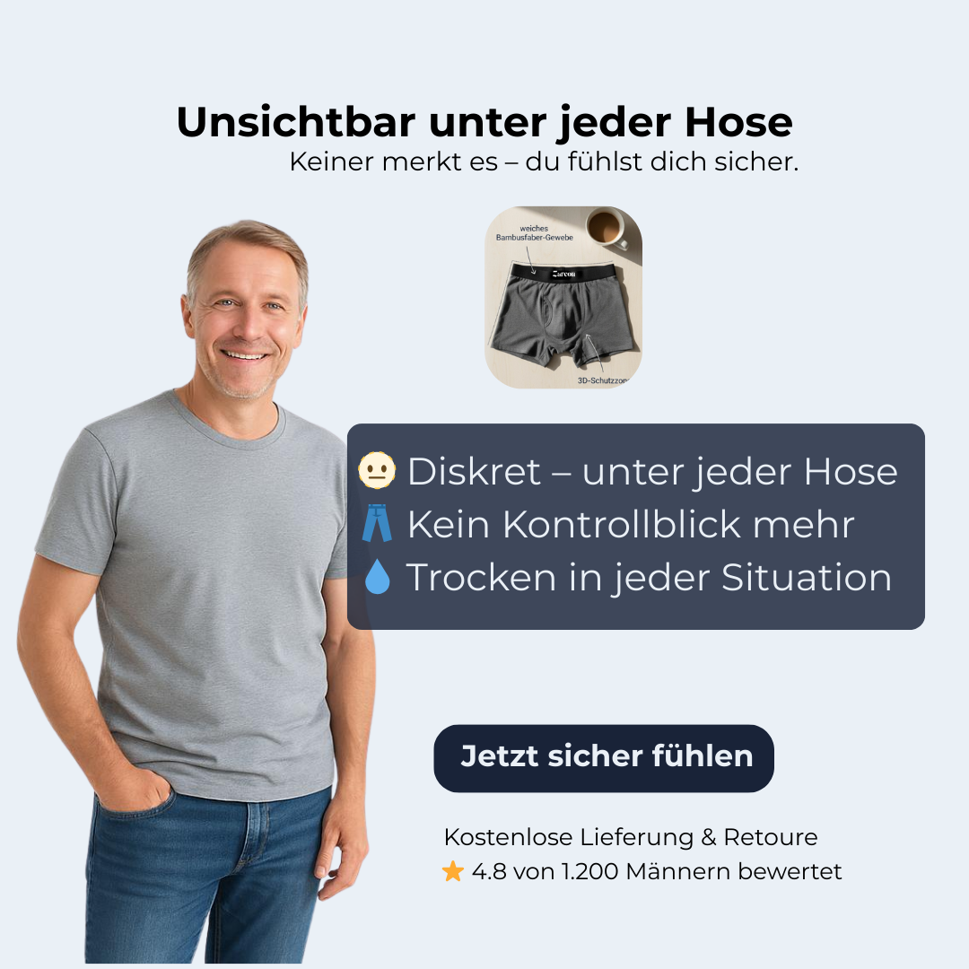 Zareon Auslaufsicher Herren Boxer